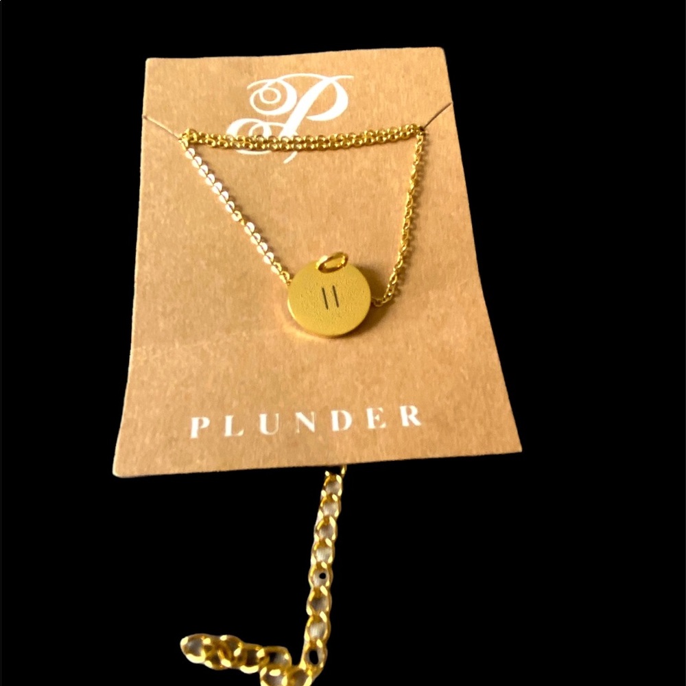 Plunder Gold Disc Necklace